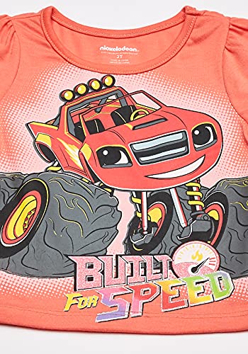 PAW PATROL Nickelodeon Girls' Little Girls' Blaze 3 Pack T-Shirts3