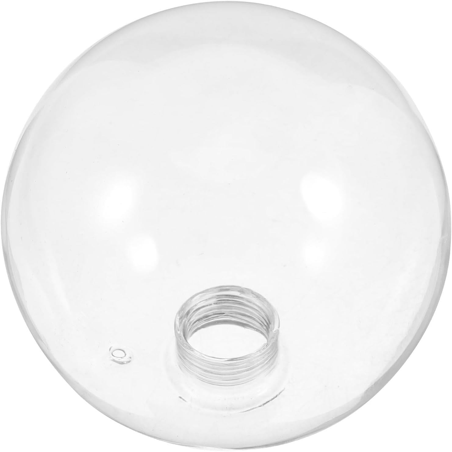 Clear Glass Round Ball Lamp Shade Cover 10cm G9 LED 20mm Hole Screw Threaded for Habitat Ceiling Light Chandelier 100mm