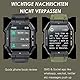 Militär Uhr Smartwatch Herren Armbanduhr mit Telefonfunktion 1,85 Zoll IP68 Wasserdicht Sportuhren Outdoor Tactical Watch Military Smartwatches Schwarz Fitnessuhr mit Blutdruckmessung Schrittzähler