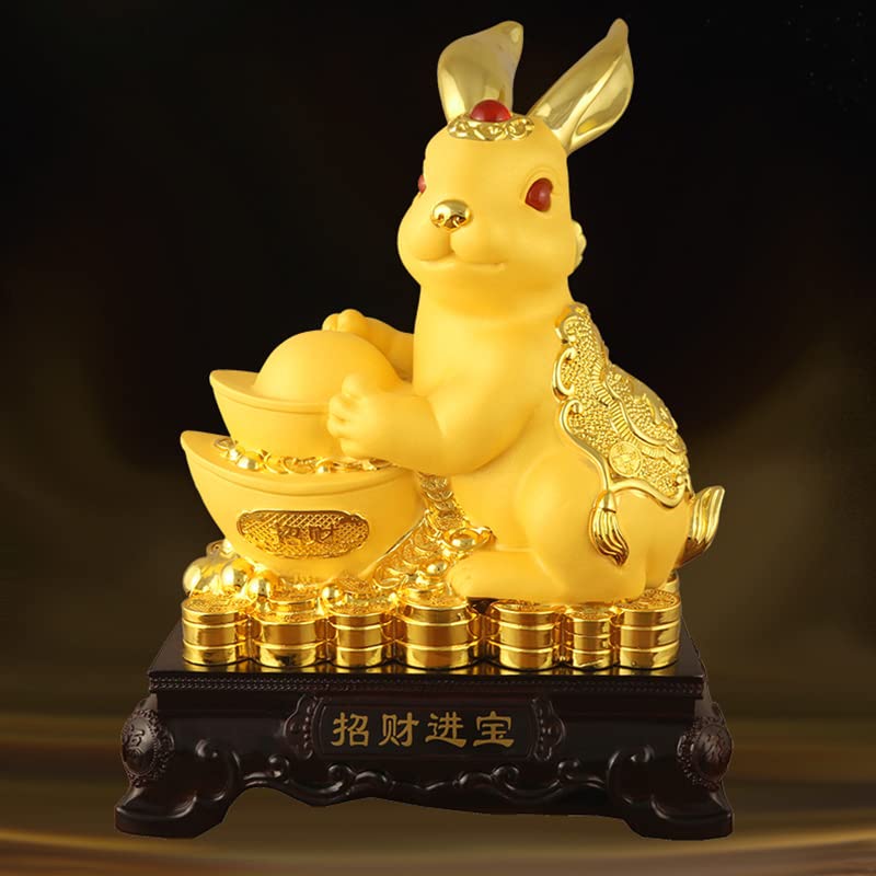 香炉 うさぎ 縁起物 黄色 金運