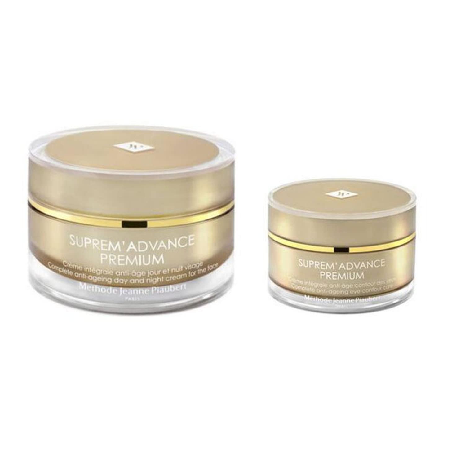 Jeanne Piaubert, Feminine Cosmetics Anti-Wrinkle Face Supreme Advance Premium Cream 50 ml Eye Contour 15 ml