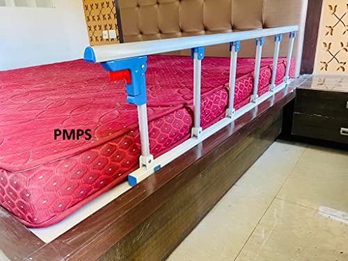 Image of P.M.P.S Heavy Hospital Bed Guard Collapsible Railing with Attachment,No Drilling Required, (1 Side Only)