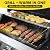 IdeaMaxx 4 Burner Gas Grill with Foldable Shelves, 40,000 BTU Stainless Steel Propane BBQ Grill, 387 Sq. In. Cooking Space, Portable Outdoor Grill for Patio, Backyard, Camping & Tailgating