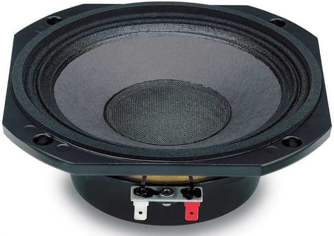 Eighteen Sound 6NM410B-8 6-in High Output Midrange Transducer 240 Watts RMS 480 Watts Peak Winding Material Aluminum 8-Ohms Voice Coil