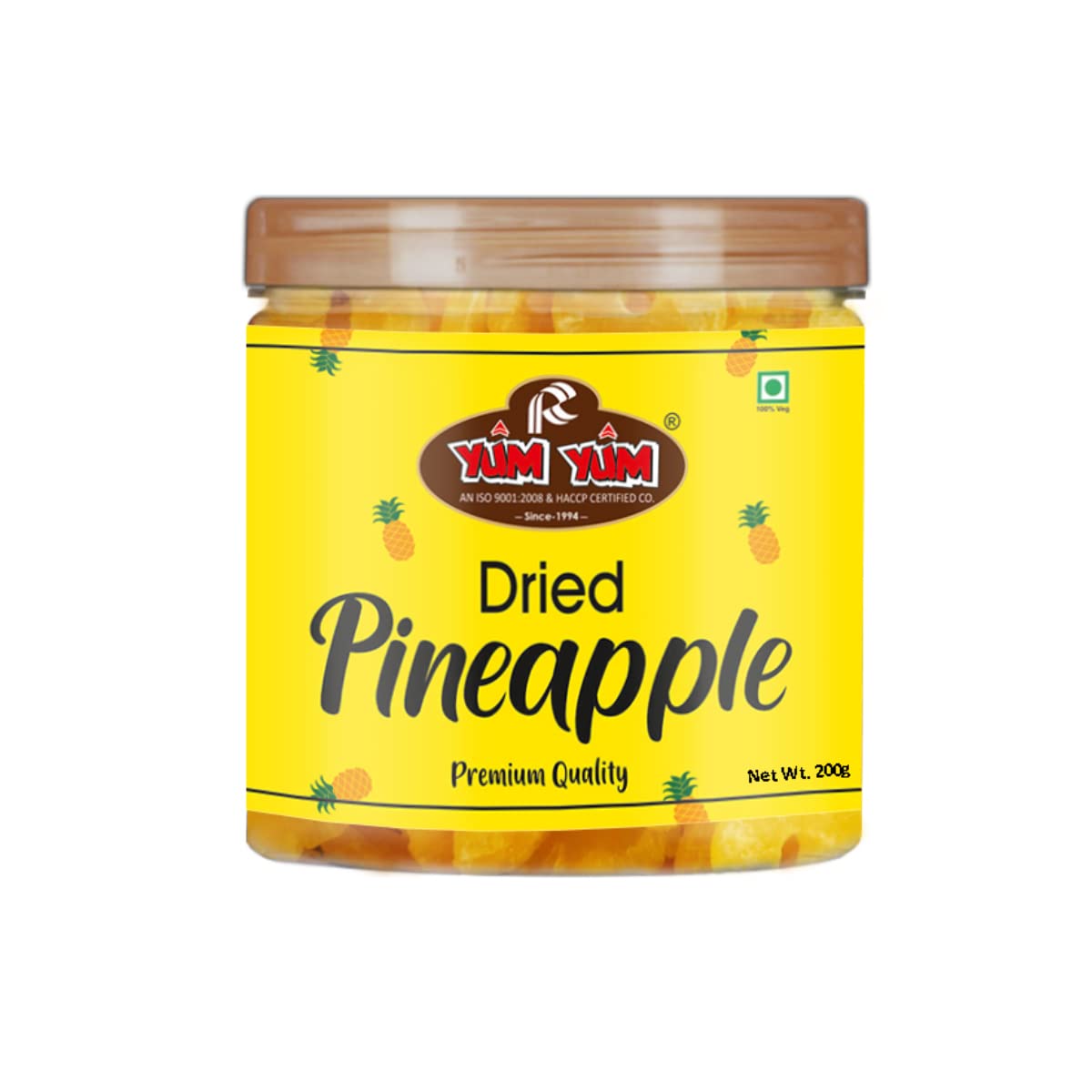 YUM YUM Dehydrated Dried Pine Apple Slice 200 grams Jar (B09HS6N4HN) Amazon Price History, Amazon Price Tracker