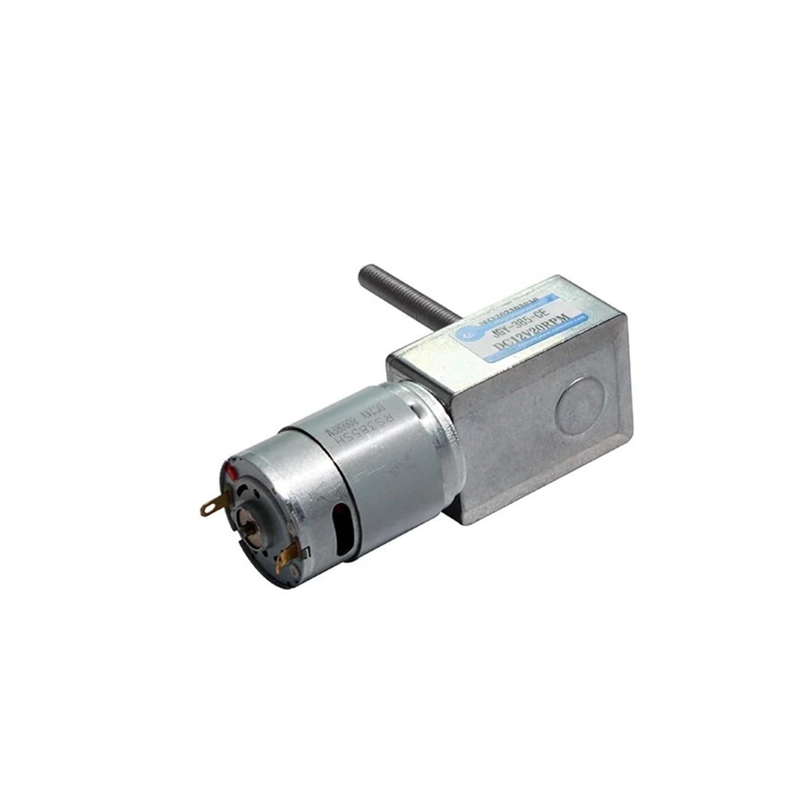 JGY-385 Turbo Worm Micro DC Deceleration Motor o niskiej prędkości M6 regulacja prędkości wgłębienia mały silnik 12 v24 v (24 V 40 obr./min, silnik z uchwytem)