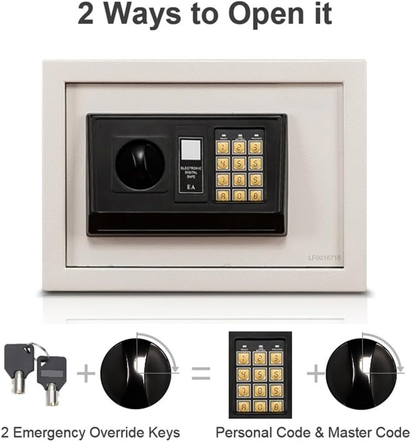 Security Safes Home Electronic Fingerprint Password Office All Steel Deposit Box Anti-Theft Alarm Cabinet Safe