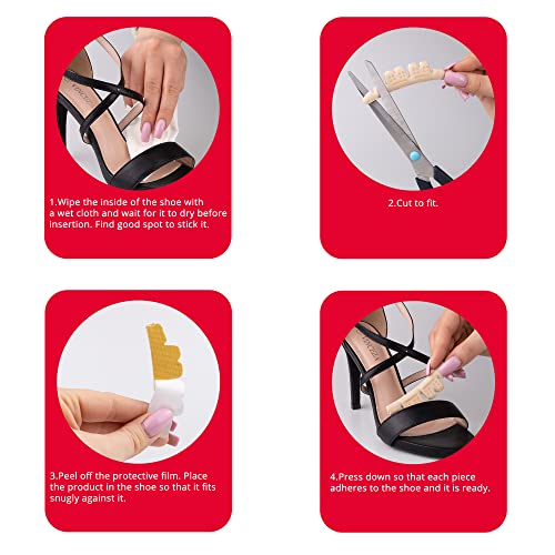 SULPO 6 paia di cuscinetti per tallone - solette