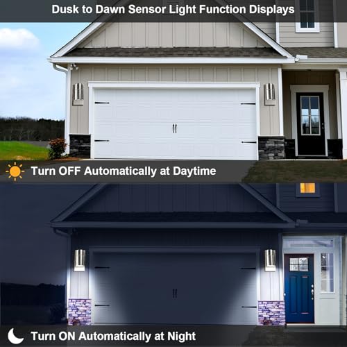 HiBay Dusk to Dawn Outdoor Wall Lights - Image 3
