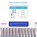 Tenergy Premium AA and AAA NiMH Rechargeable Batteries with, 1.2V AA and AAA Batteries Ideal Everyday Electronics and high Power Devices