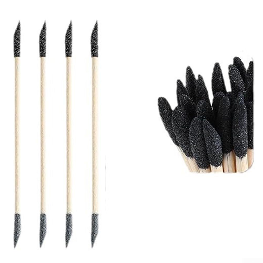 Besttoolifes Levigatura a doppia testa, 13 x 0,5 cm, grana 150/280, per legno, plastica, modelli, gioielli, artigianato, progetti fai da te, spazi ristretti, rimozione ruggine, lucidatura, set da