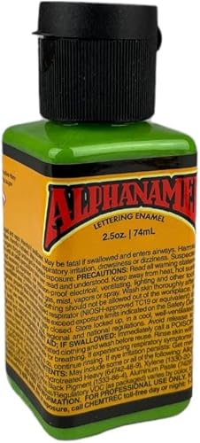 Miniatura 62 de Alphanamel Imitation Gold - Pintura esmaltada para rayas, pintura de letreros, letras, bellas artes, 36 colores, varios tamaños, 2.5 onzas azul