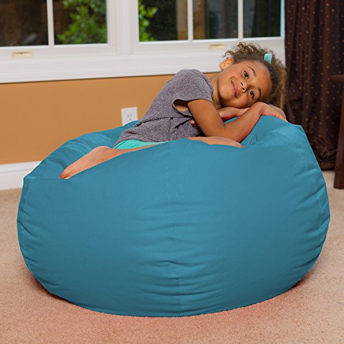 image for Posh Creations Bean Bag Chair for Kids, Teens, and Adults Includes Rem
