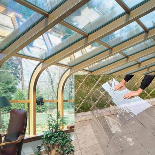 Placa polycarbonate transparent remplacement verre pour serre et auvent extérieur