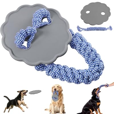 Wagorific Interactive Dog Frisbee Rope Toy T...