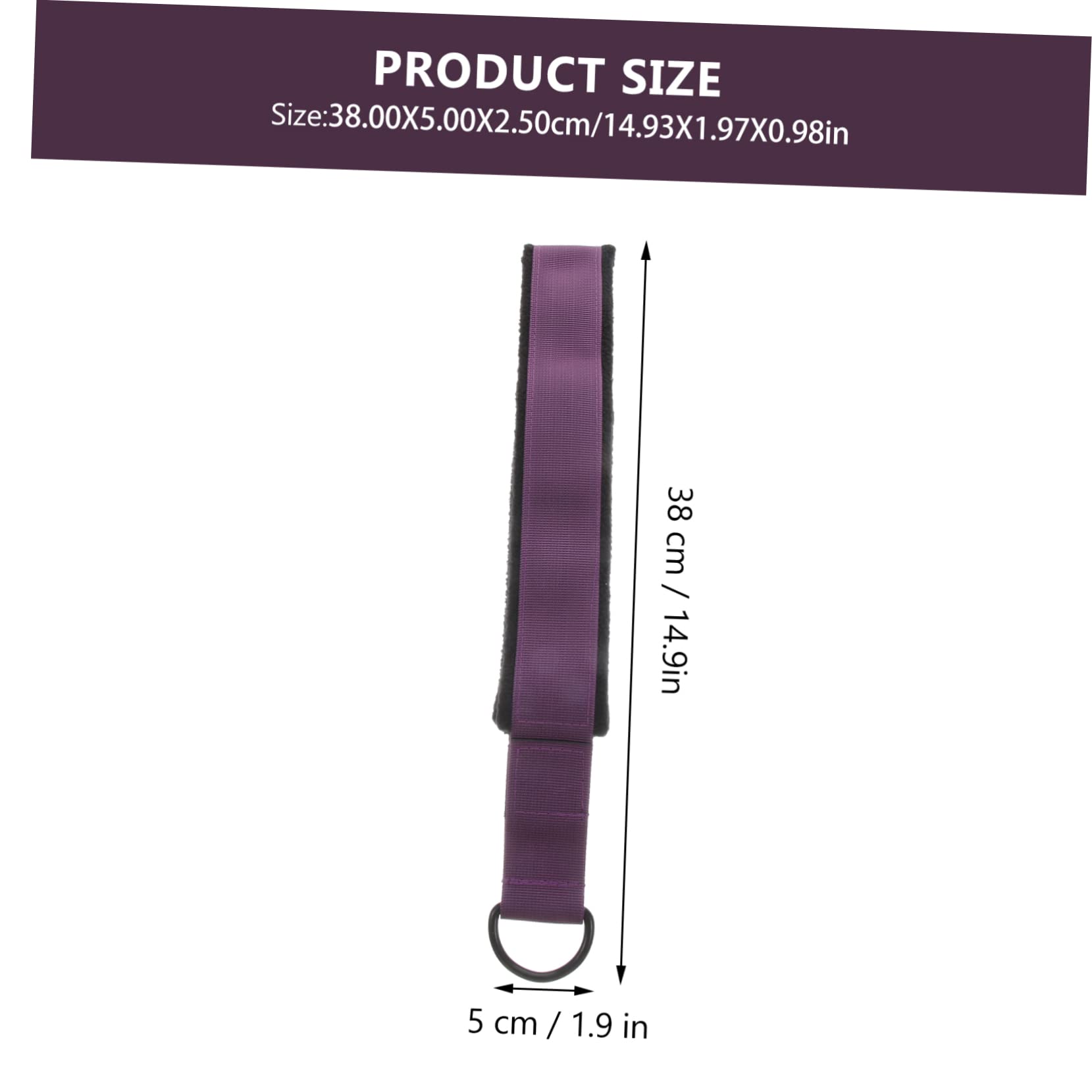 Totority 2Pcs Elastic Yoga Straps for Pilates Fitness High Elasticity Resistance Bands for Stretching Durable Exercise Ropes for Women Space Saving Indoor Workout Equipment