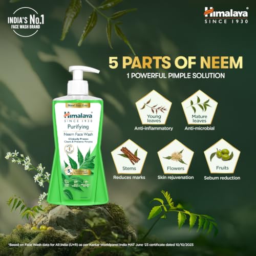 Image of Himalaya Purifying Neem Face Wash, 400 ml