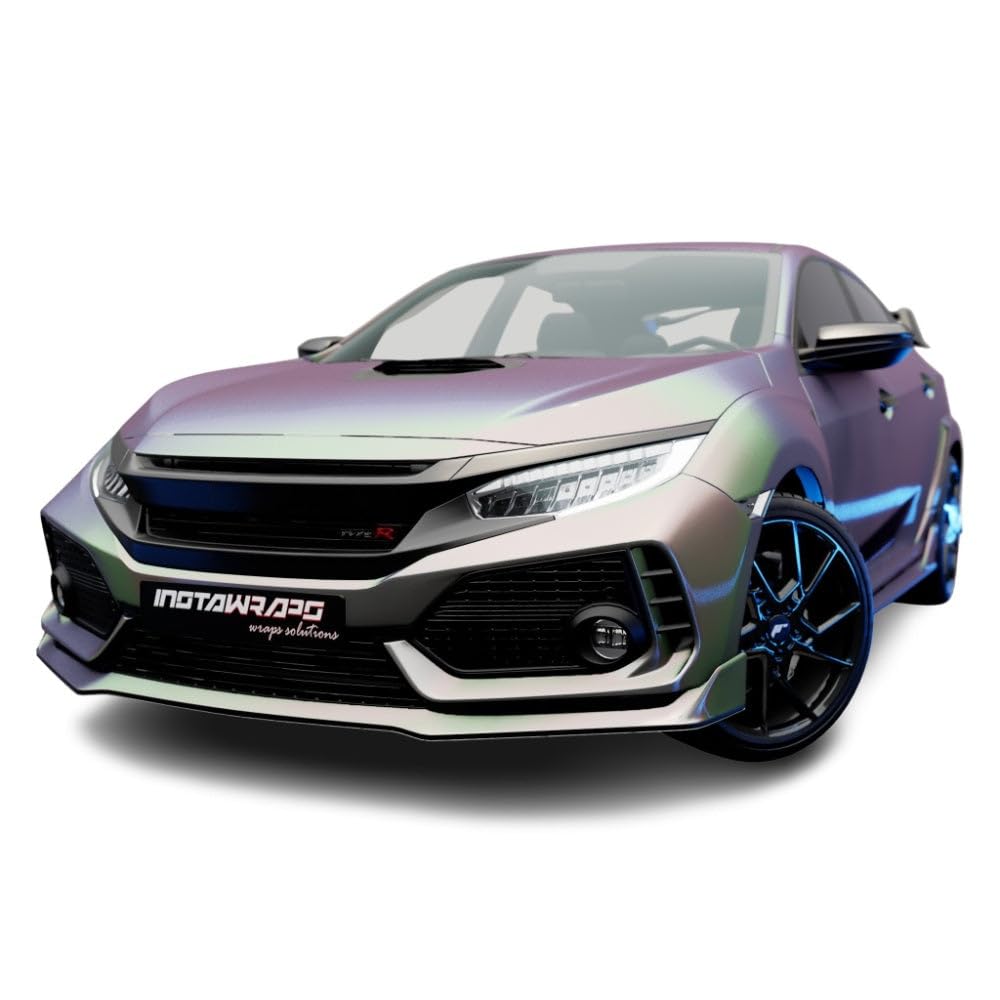 3M 2080 Satin Flip Psychedelic Car Wrap Roll