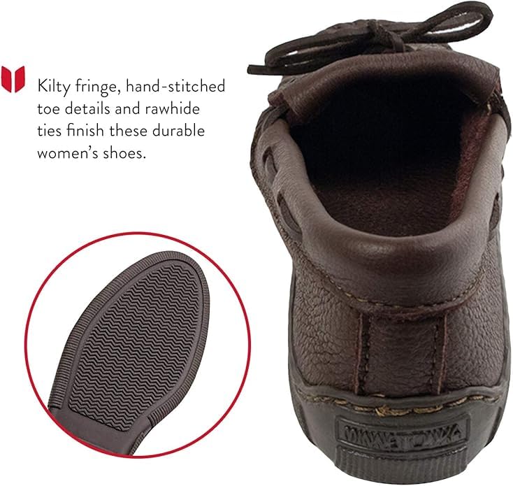 Minnetonka Elchleder Fransenmokassin Ballerinas Sc