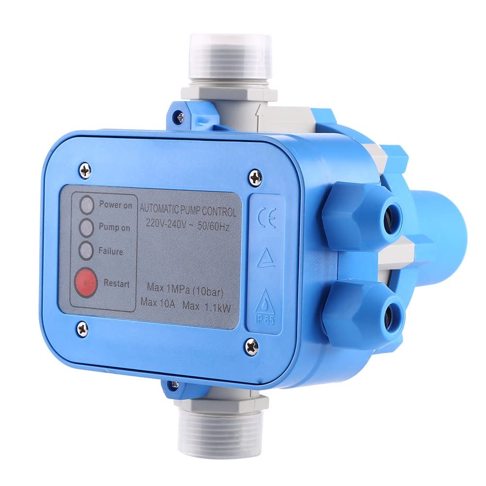 Interruttore a pressione pompa dell'acqua, 10 Bar pressostato controllo pompa impianto idrico domestico irrigazione giardino interruttore pompa