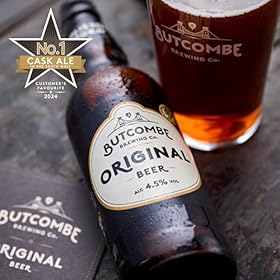 Butcombe Brewery, Original Beer Bottles, Vegan Friendly, Bitter, Clean and Refreshing, 8 x 500ml