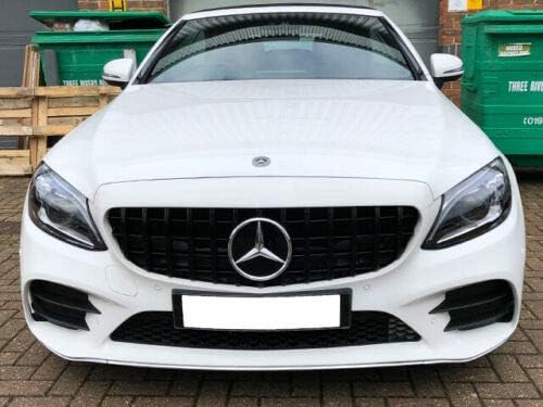 AMG C63 Panamericana Grille W205 C205 C CLASS FROM JULY 2018 WITHOUT 360 CAMERA THIS WILL NOT FIT THE C63