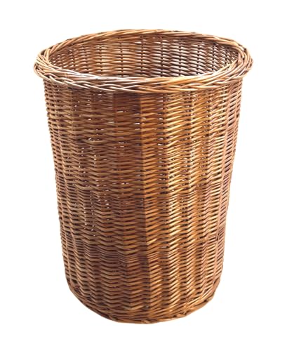 Dekovida Papierkorb Vollweide, rund, braun, Ø oben 40cm unten...