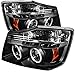 Spyder Auto 5030207 CCFL Halo Projector Headlights Black/Clear