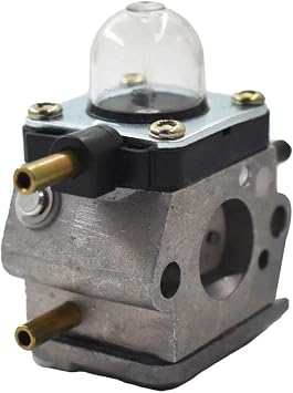 C1U-K82 K82 Carburetor with Fuel Filter Primer Bulb Spark Plug Fuel Line Gasket Kit Replacement for Mantis Tiller 7222 7225 SV-5C/2 TC-210 A021001090 A021001092 A021001093 Cultivator Carb