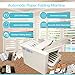 BEILOCKERY Automatic Paper Folding Machine, Electric Paper Folder with 4 Trays, Fold Sizes 2x3in to 12x27in, Adjustable Speed Max 262ft/min, for Folding Manuals Document Business Letters 110V