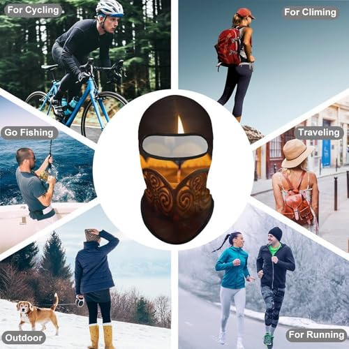 Balaclava de Protección Solar para Hombres y Mujeres, Máscara Facial Respirable para Senderismo, Ciclismo, Correr y Conducir miniatura 6