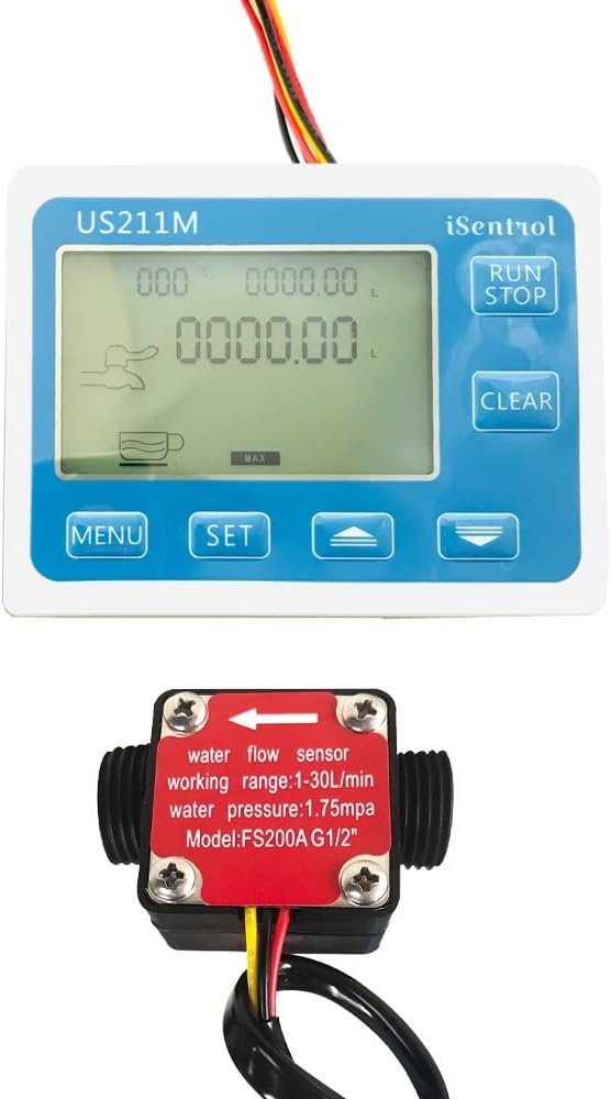 Wasserdurchflusssensor 3 Zoll - Turbinenmesser Für Bewässerung & Heizung