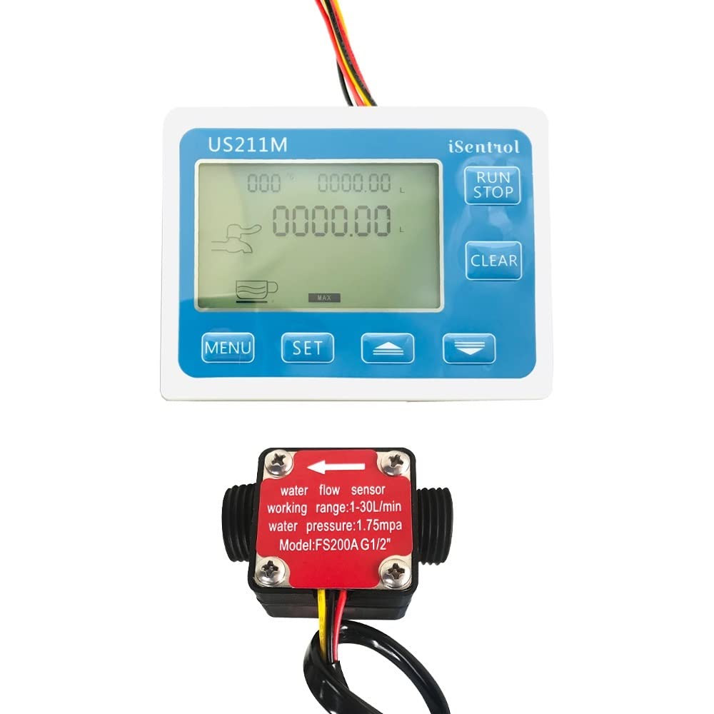 Buy Flow Sensor Digital Flow Meter Totalizer Flow Measurement with