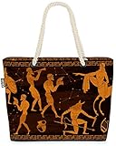 In Deutschland handwerklich genäht mit stabil sitzenden, sehr belastbaren und rostfreien Messing-Ösen. Henkel aus weicher und breiter Kordel.