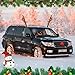 Aohcae Reindeer Car Kit with Rudolph Nose, Jingle Bell Antlers & Decoration for Christmas Auto Accessories