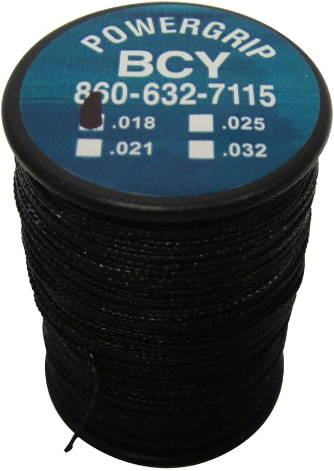 BCY Power Grip Serving Black .018 100 yds.