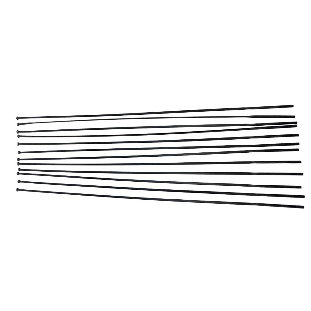 Fahrradspeichen 1420 Speichen Edelstahl Straight Pull J Bend Rays for Rennrad und MTB Schwarze 14G-Legierungsnippel Speichen(300 pieces J-bend)