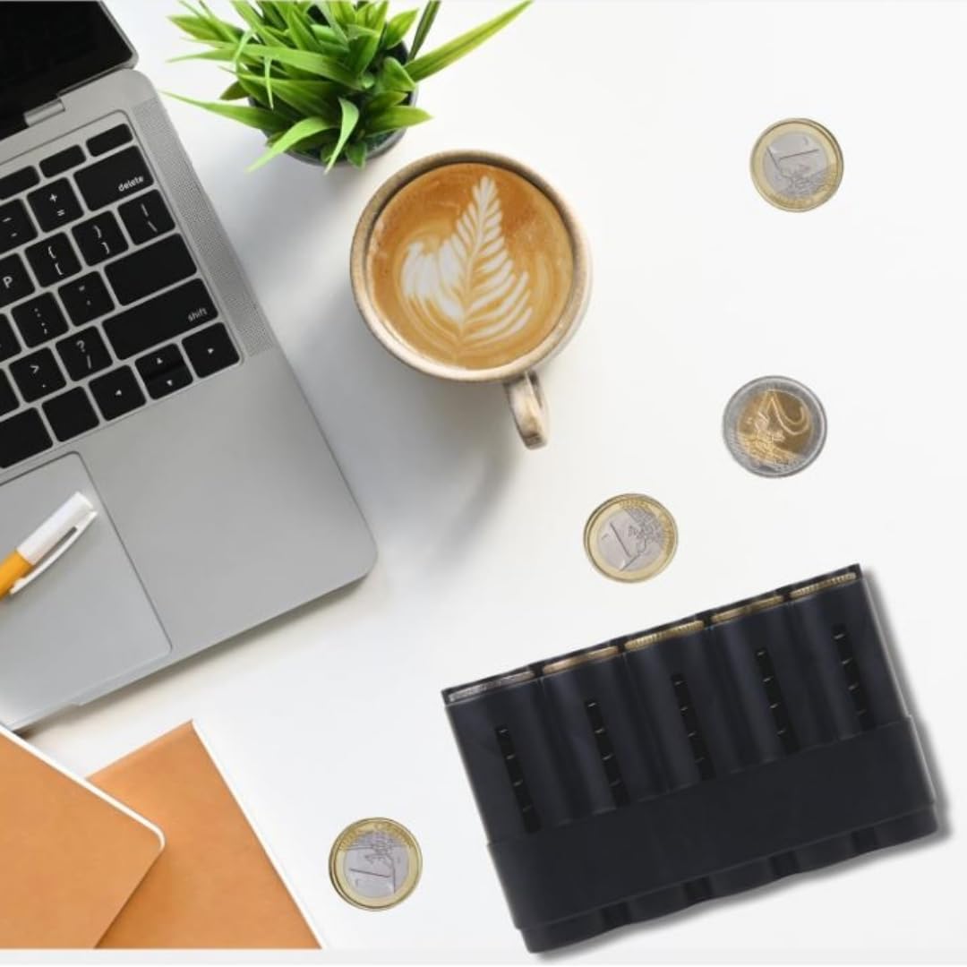 Portamonedas Profesional: Diseño Exclusivo con Clasificador y Dispensador Integrado de Monedas, Ideal para Taxis, Camareros y Conductores Eficientes!.