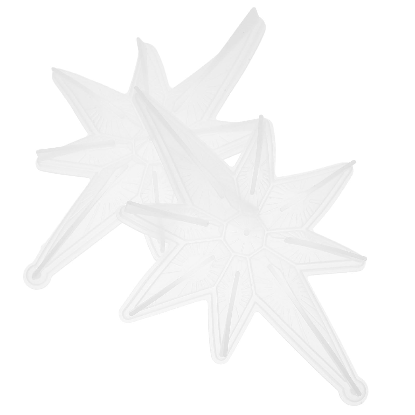 Moule flocon de neige en résine COHEALI pour créer des décorations de table festives