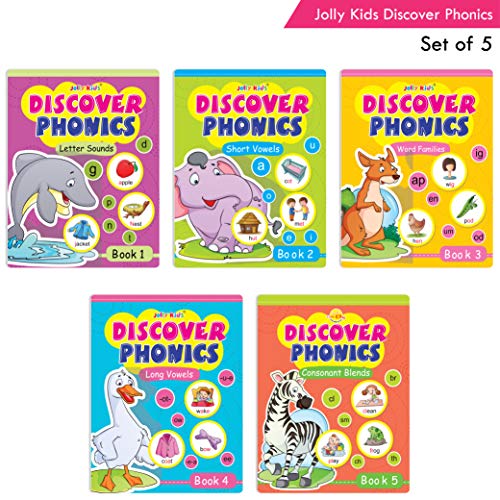 Jolly Kids Discover Phonics Book Set (Set of 5)