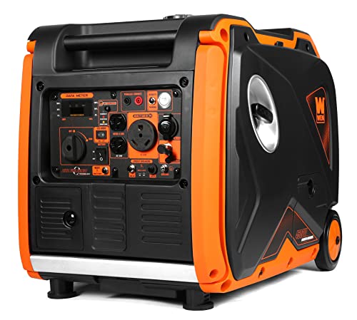WEN DF452iX Super Quiet 4500-Watt Remote Electric Start Dual Fuel RV-Ready Portable Inverter Generator with Fuel Shut-Off and CO Watchdog - Image 4