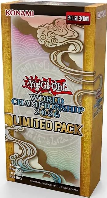 遊戯王 Yu-Gi-Oh! 英語版 English EU版 European リミテッドパック：ワールドチャンピオンシップ2026 Limited Pack: World Championship 2026 Box