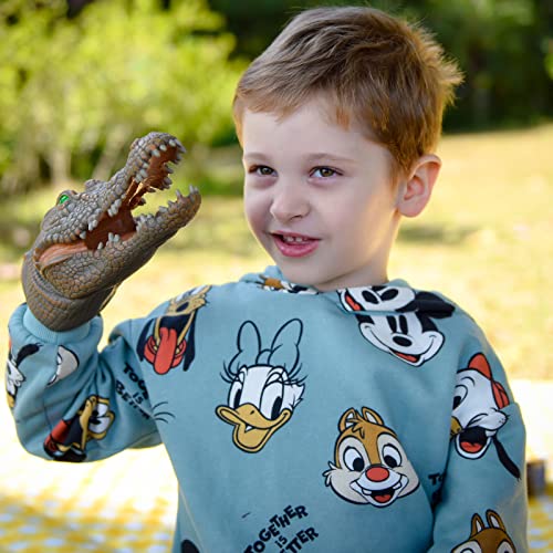 Gemini&Genius HAND PUPPET UA1 Crocodile Hand Puppet Toys Funny & Scared Alligator Head Puppets In Home thumb #1