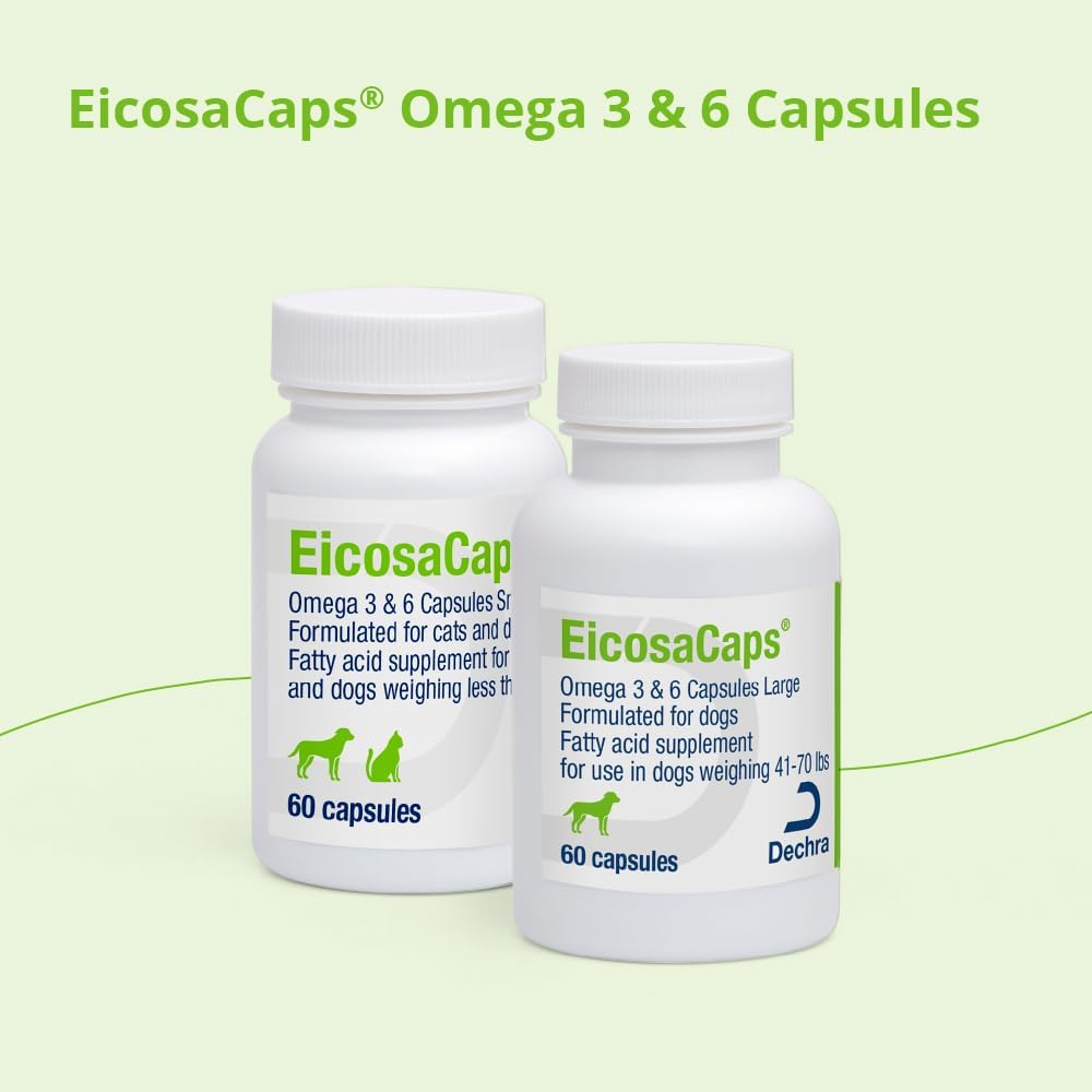 EicosaCaps® Omega 3 & 6 Capsules for Dogs, 60 ct