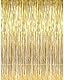 ZAMXHUG Lametta Vorhänge Glitzer Deko Gold - Folien Fransen Lametta Vorhange Hintergrund für Partydekor Geburtstags Hochzeit Karneval Faschingsdeko(1m x 2.5m)