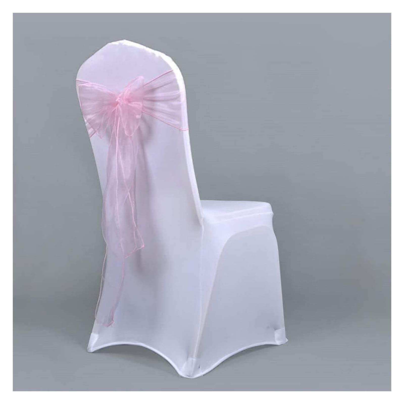RZQVHBKXWGT chair sashes,25pcs 275cm Sheer Chair Sashes Band Ribbon Belt Bow Cover Wedding Party Birthday Banquet Ceremony Decoration,red (Color : Blu)(Roze)