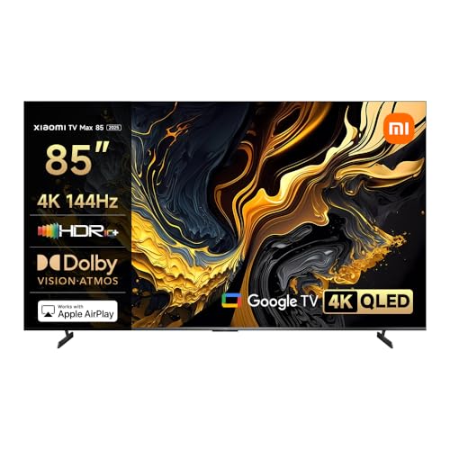 Xiaomi TV MAX 85 2025 Google TV 85 Inch QLED 144Hz Smart TV Dolby Vision