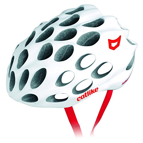 Casco Catlike Whisper Blanco Rojo 2013