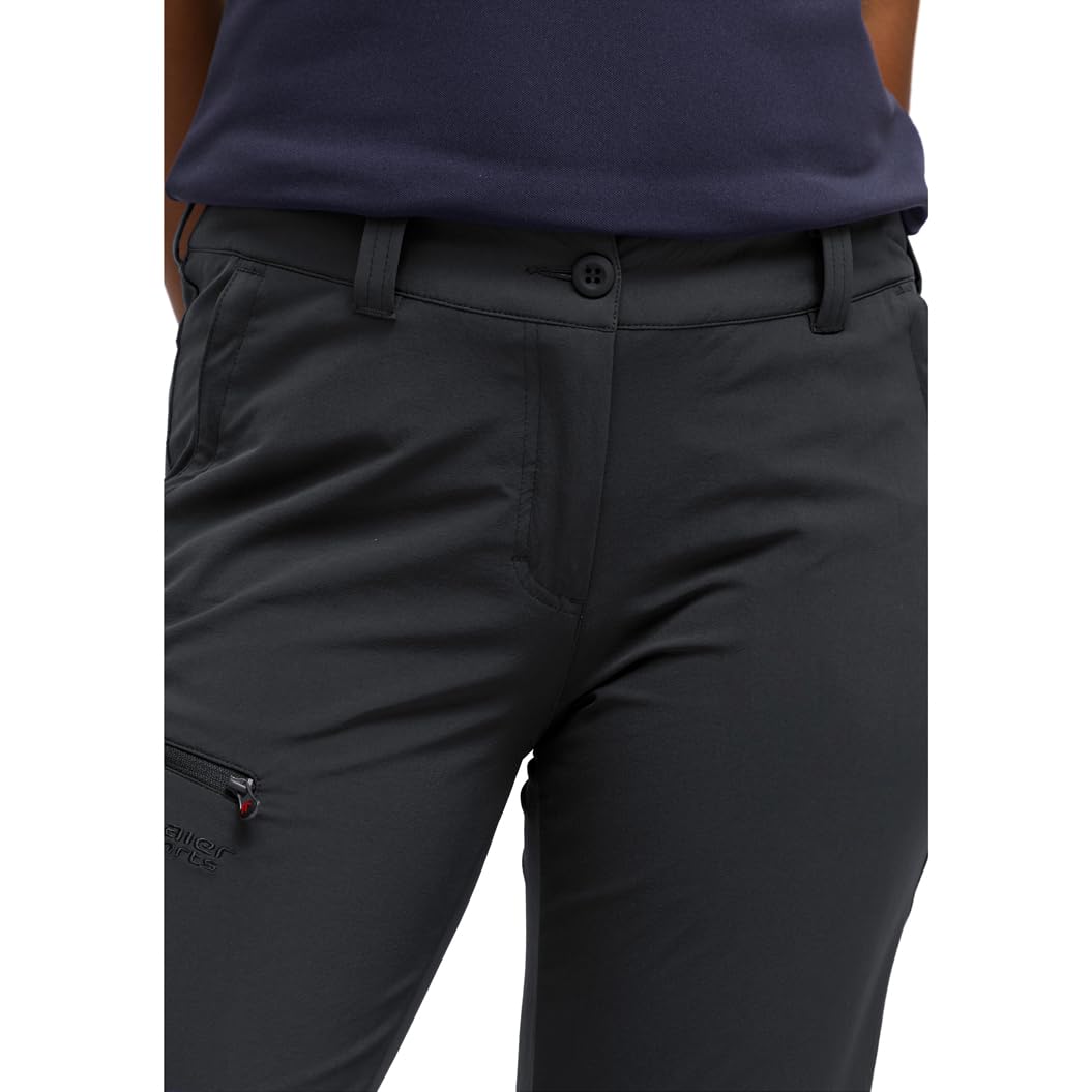 Maier Sports Inara Slim Zip, Damen Wanderhose, Wasserabweisende Hose für Trekking und Hiking, Enganliegender Schnitt, Zipp-Off-Funktion, PFC-frei, mSTRETCH pro 4 & Dryprotec
