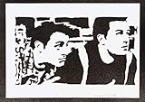  Friends Chandler und Joey Poster Plakat Handmade Graffiti Street Art - Artwork